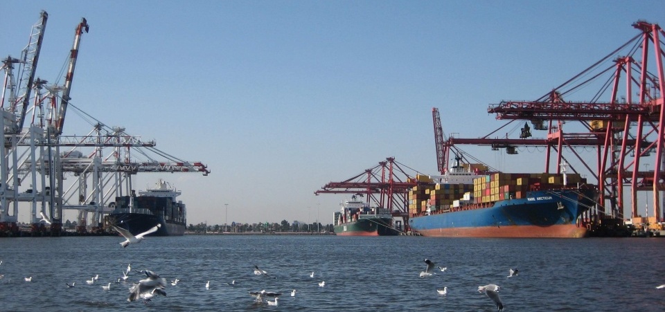 Swanston Dock Melbourne Port Australia