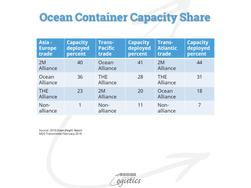 Ocean Container Capacity Share