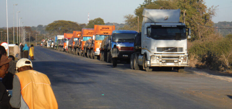 Botawana Zambia border